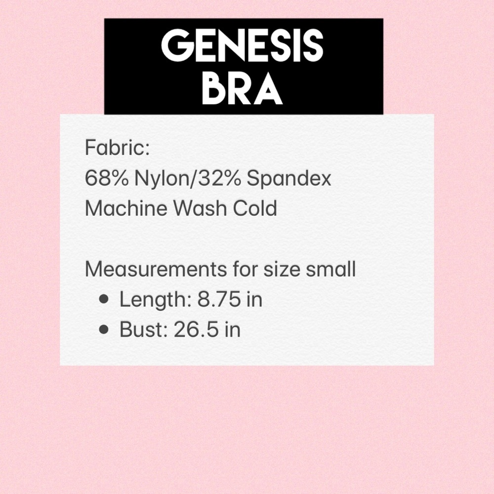 SOLD OUT——Free People Movement Genesis Bra in Pink - Picture 7 of 7